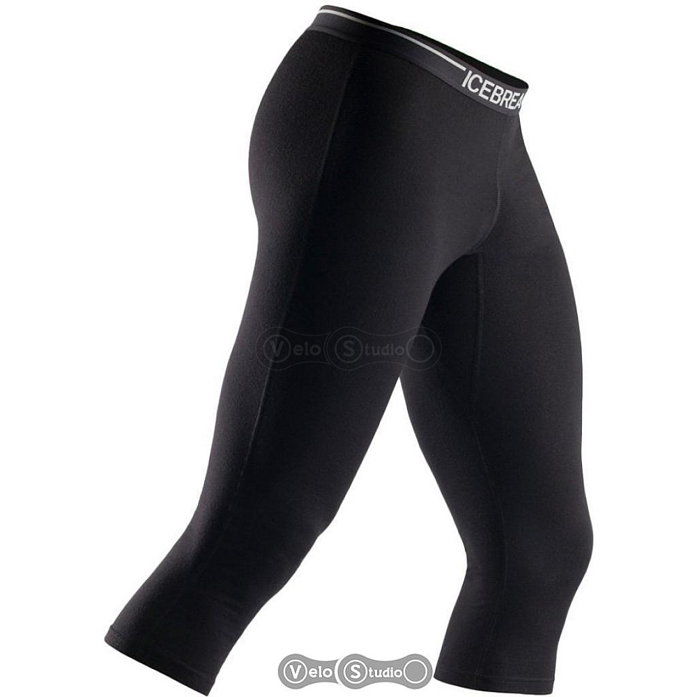 Термоштаны Icebreaker 3/4 BF 200 Oasis Leggings Men black S