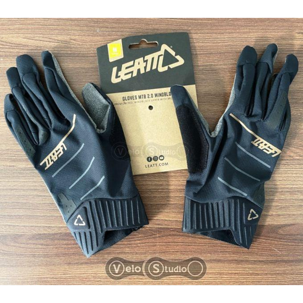 Зимові велоперчатки Leatt MTB 2.0 WindBlock Black розмір L