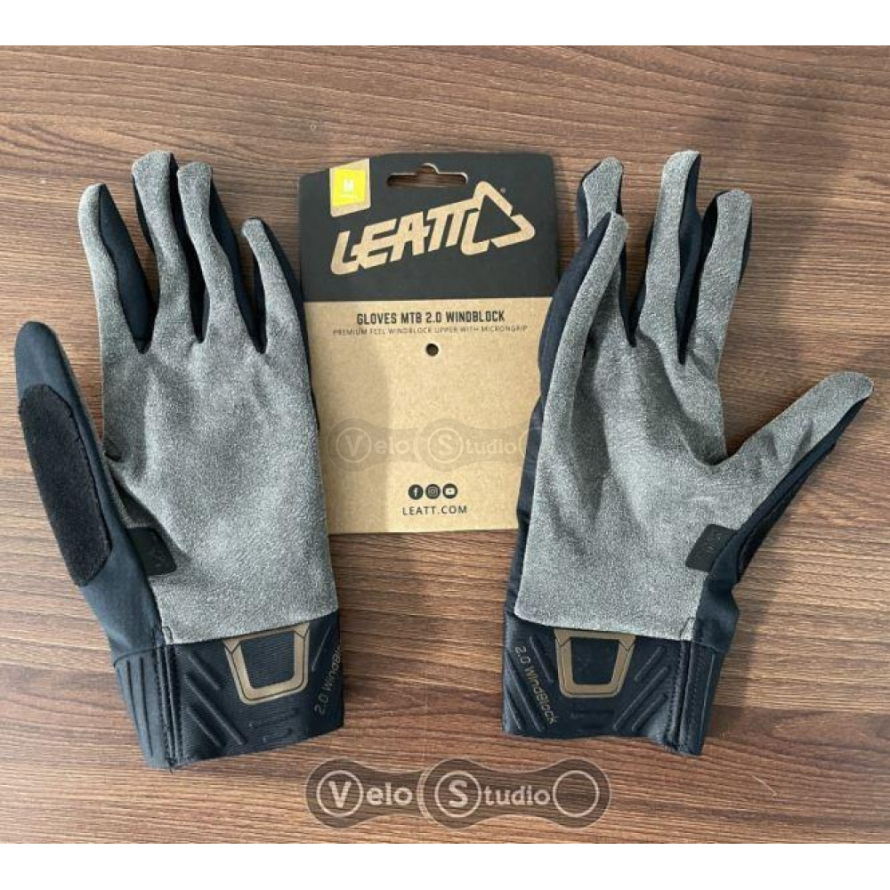 Зимові велоперчатки Leatt MTB 2.0 WindBlock Black розмір L
