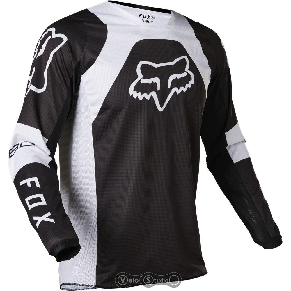 Джерси FOX 180 Lux Jersey Black White размер M