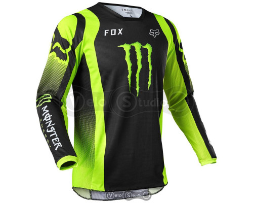 Джерсі FOX 180 Monster Jersey Black розмір S