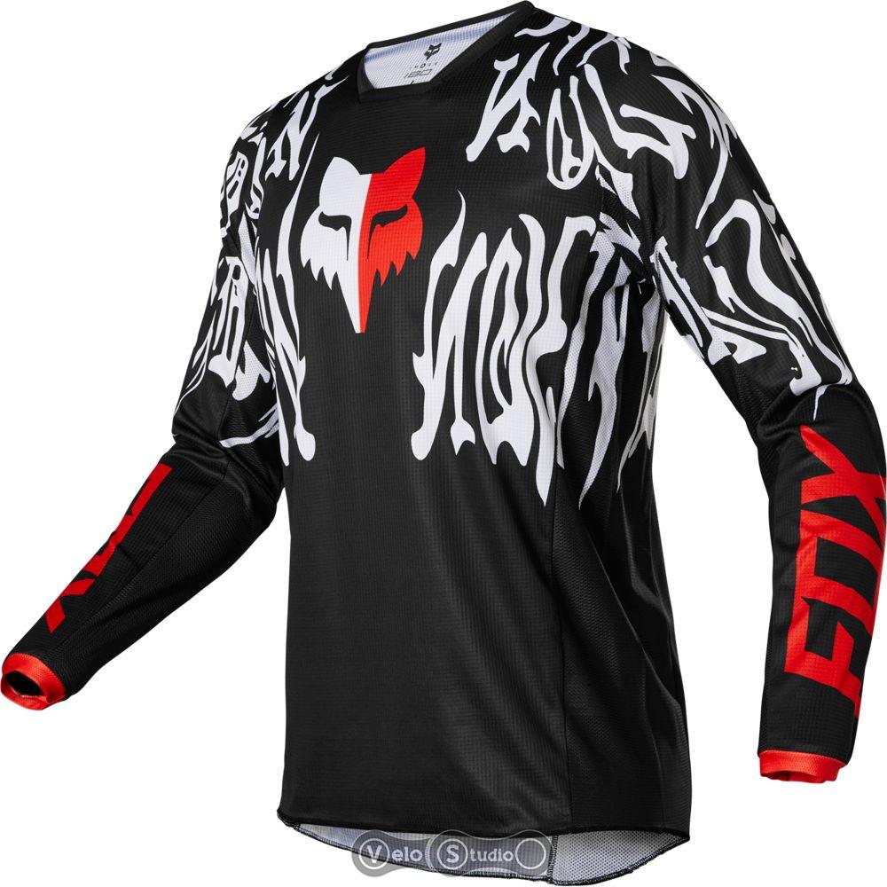 Джерси FOX 180 Peril Jersey Black Red размер M