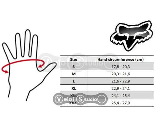 Велоперчатки FOX Ranger Gel Short Stone размер M