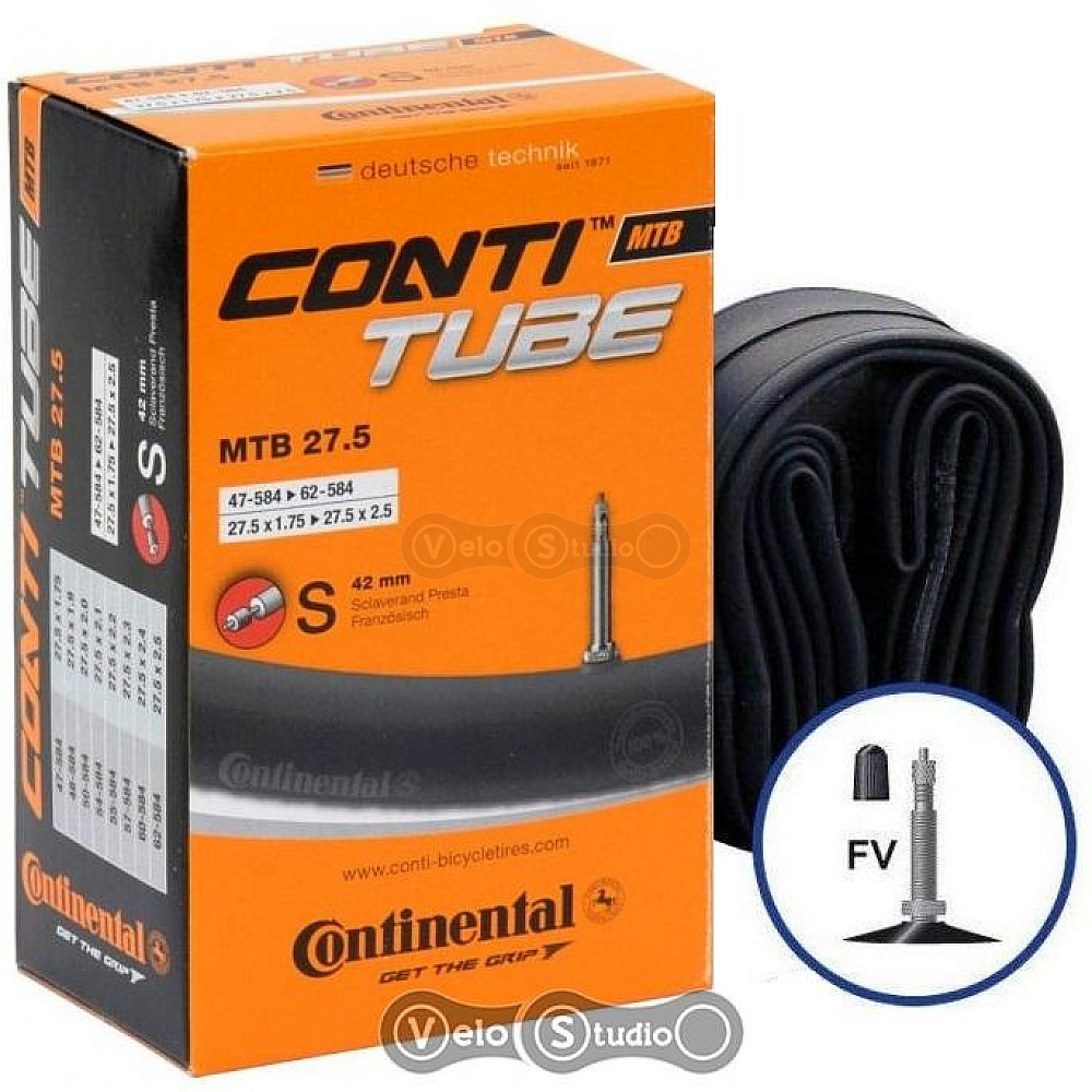 Камера Continental MTB 27,5x1.75-2.5 FV 42 мм