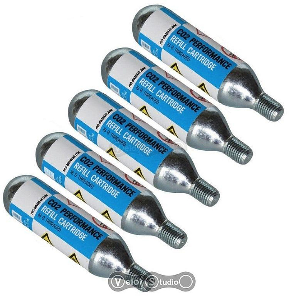 Картридж-баллончик PRO CO2 5*16G Road Spare Cartridges 5 штук