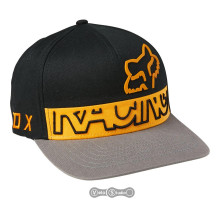 Кепка FOX Skew Flexfit Hat Black размер S/M
