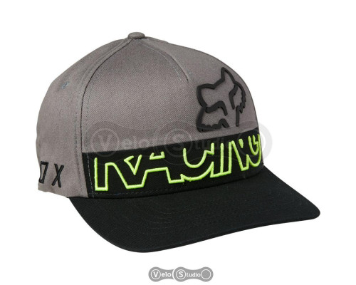 Кепка FOX Skew Flexfit Hat Pewter размер L/XL