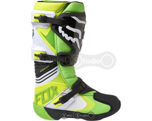 Мотоботи FOX Comp Boot Green Yellow US 11