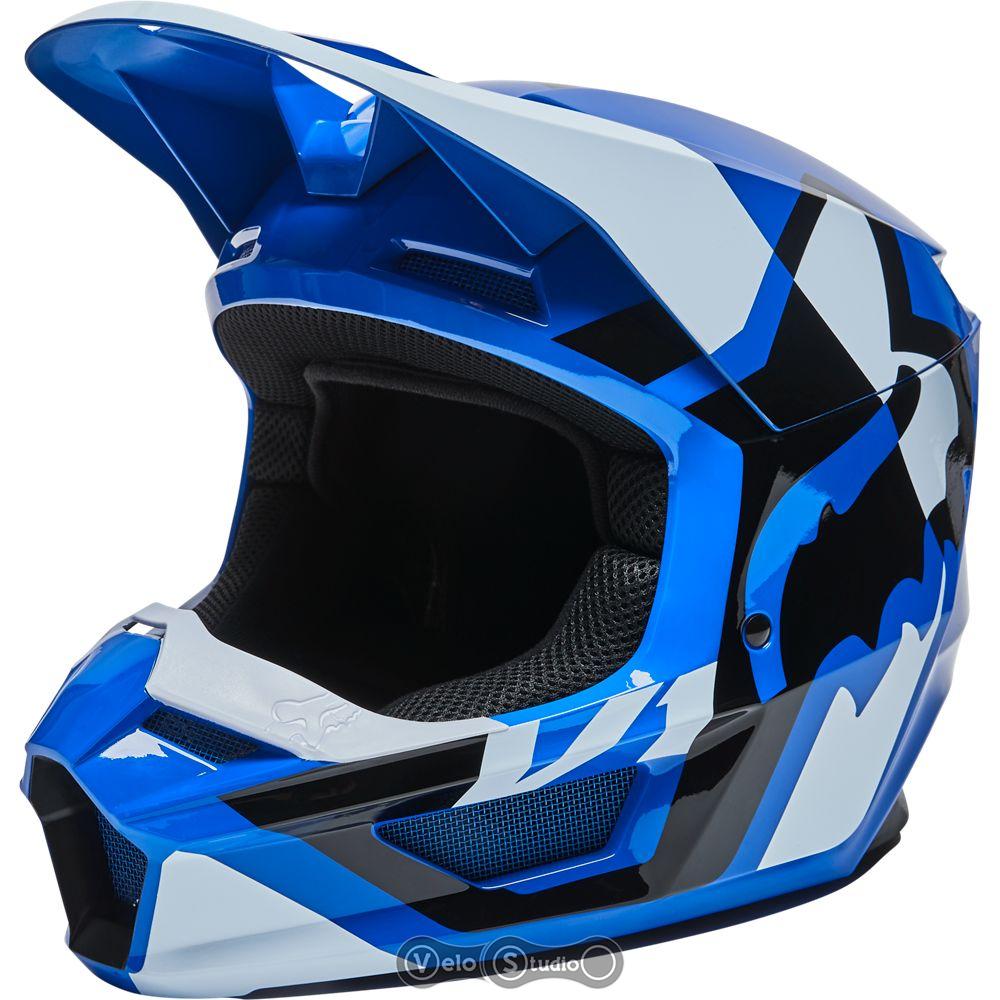 Мотошлем FOX V1 Mips Lux Blue S (55-56 см)