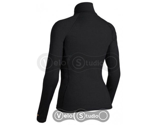 Термофутболка Icebreaker BF 200 Chakra Zip WMN black L