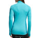 Термокофта Icebreaker Atom LS Zip WMN aquamarine/alpine/alpine S