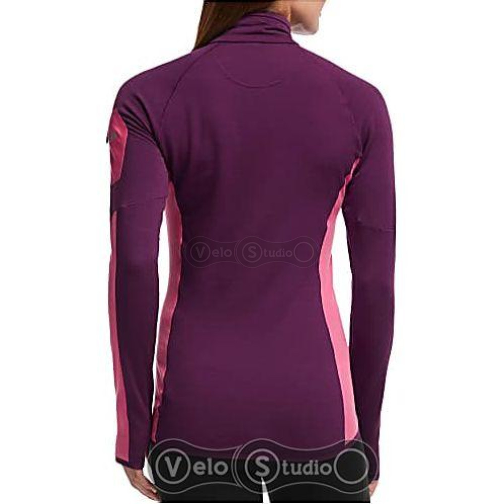 Термокофта Icebreaker Atom LS Zip WMN maroon/shocking S