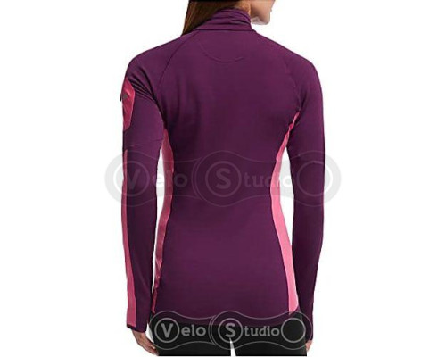 Термокофта Icebreaker Atom LS Zip WMN maroon/shocking S