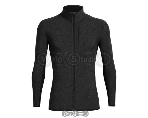 Термокофта Icebreaker Descender LS Zip Jet Heather/Black XL