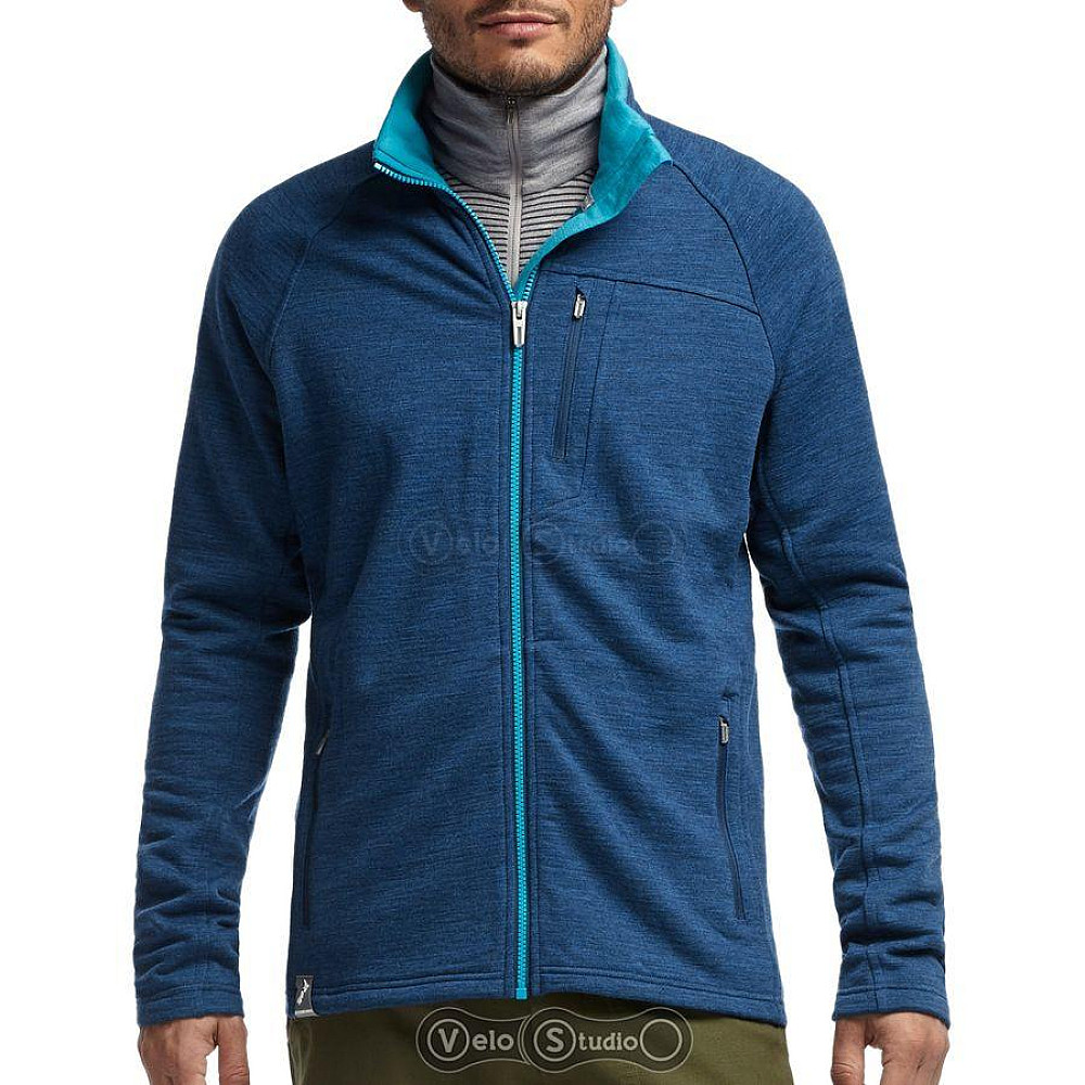 Термокофта Icebreaker Sierra LS Zip MEN equinox hthr/aegean XL