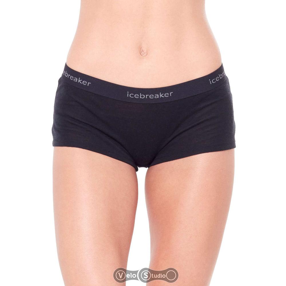 Термошорти жіночі Icebreaker 175 Everyday Boy shorts Black XS