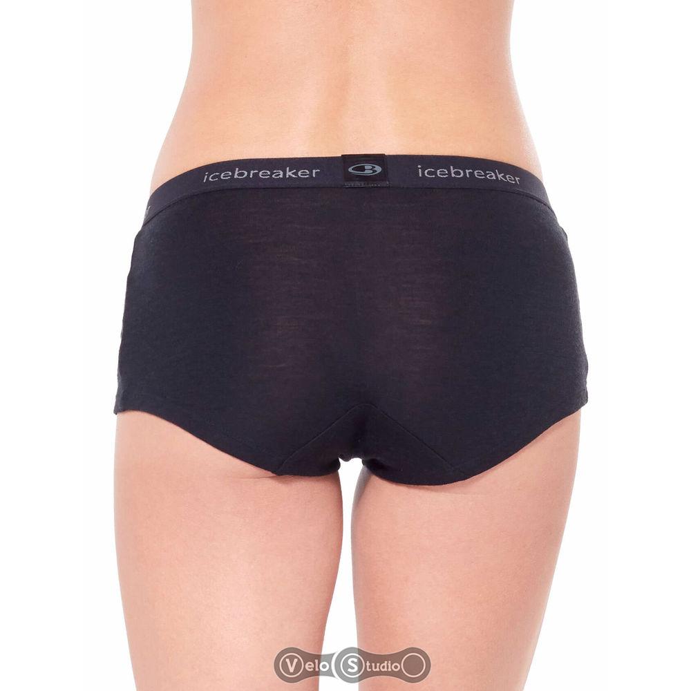 Термошорти жіночі Icebreaker 175 Everyday Boy shorts Black XS