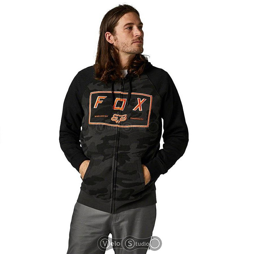 Толстовка FOX Badger Camo Zip Fleece Black Camo размер L