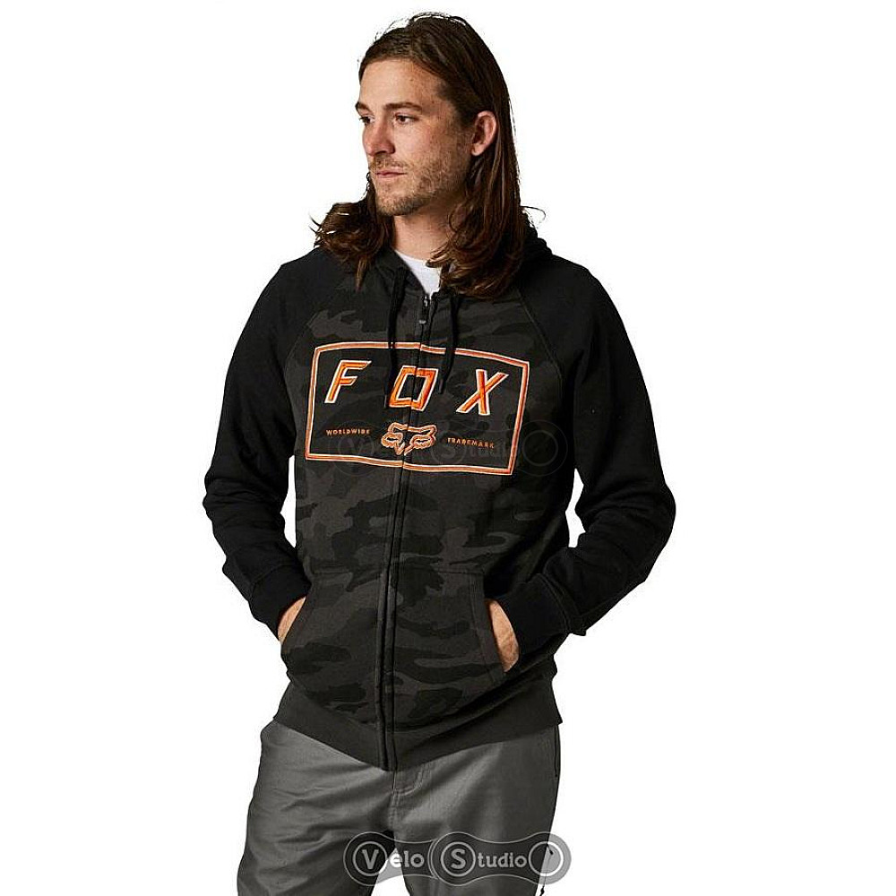 Толстовка FOX Badger Camo Zip Fleece Black Camo размер L