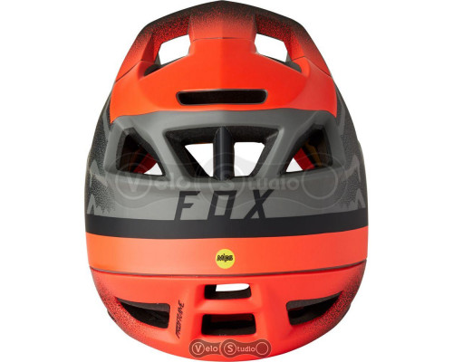 Вело шлем FOX Proframe Vapor Mips White/Red/Black размер L (58-61 см)