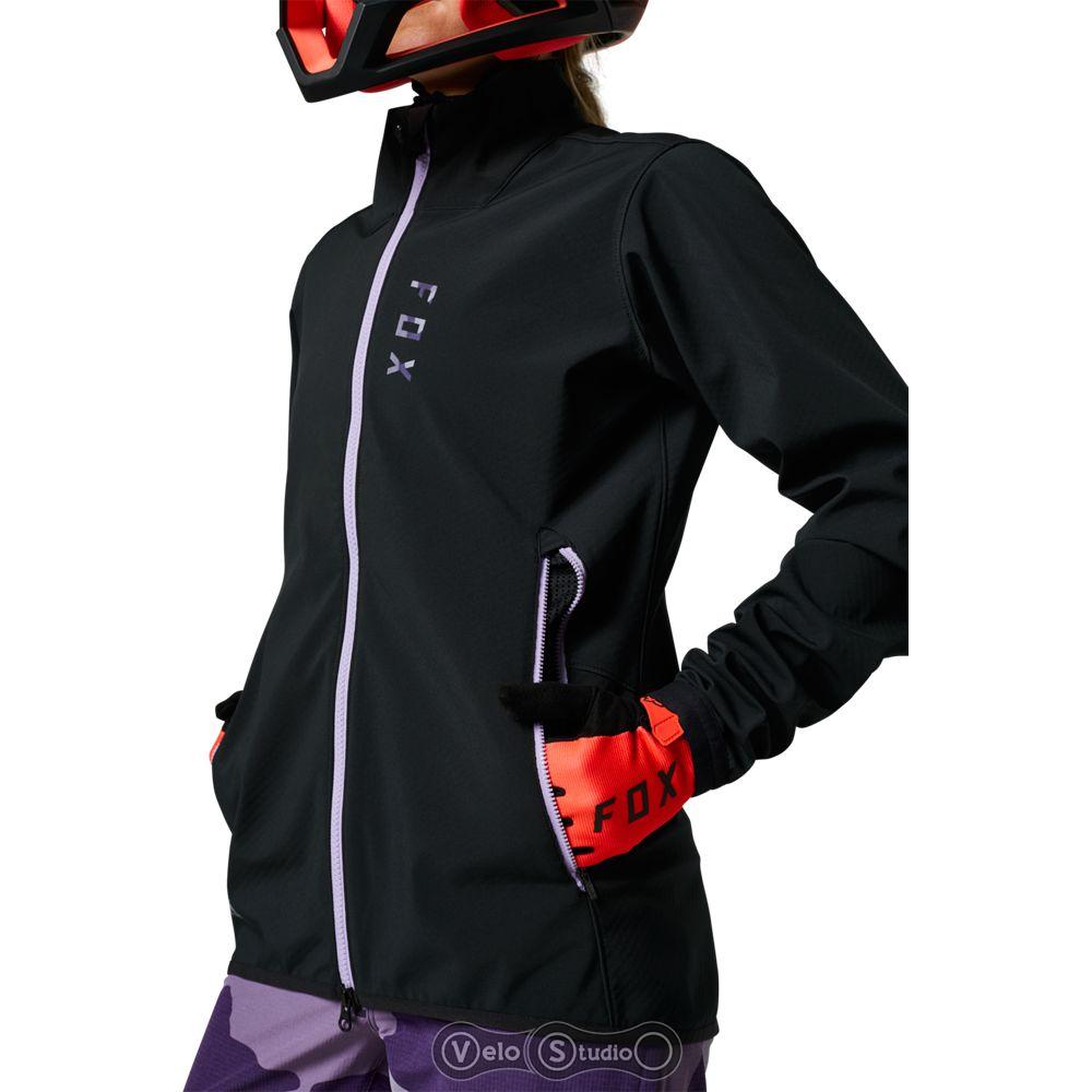 Велокуртка женская Fox Ranger Fire Black Purple размер L