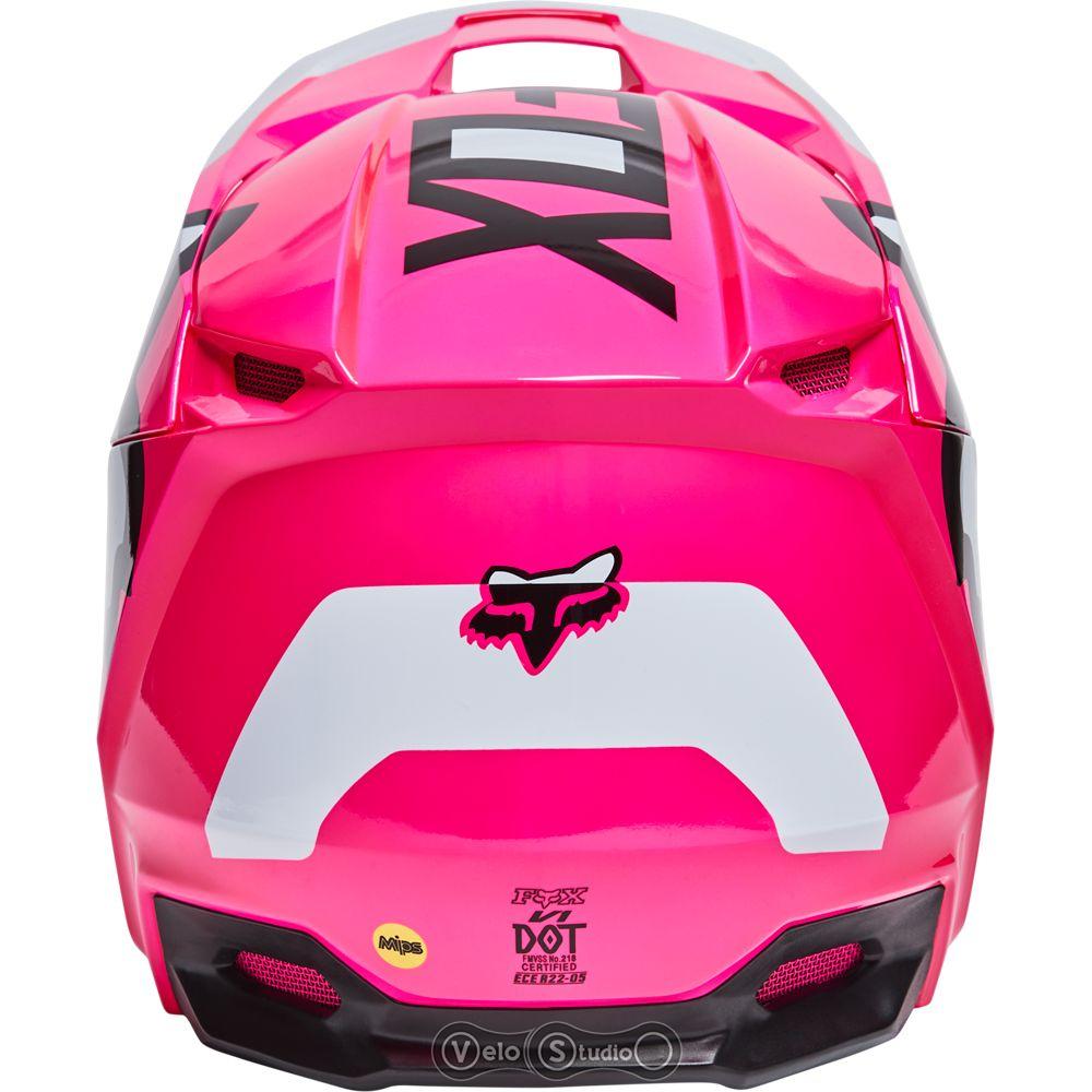 Жіночий мотошолом FOX V1 Mips Lux Pink M (57-58 см)