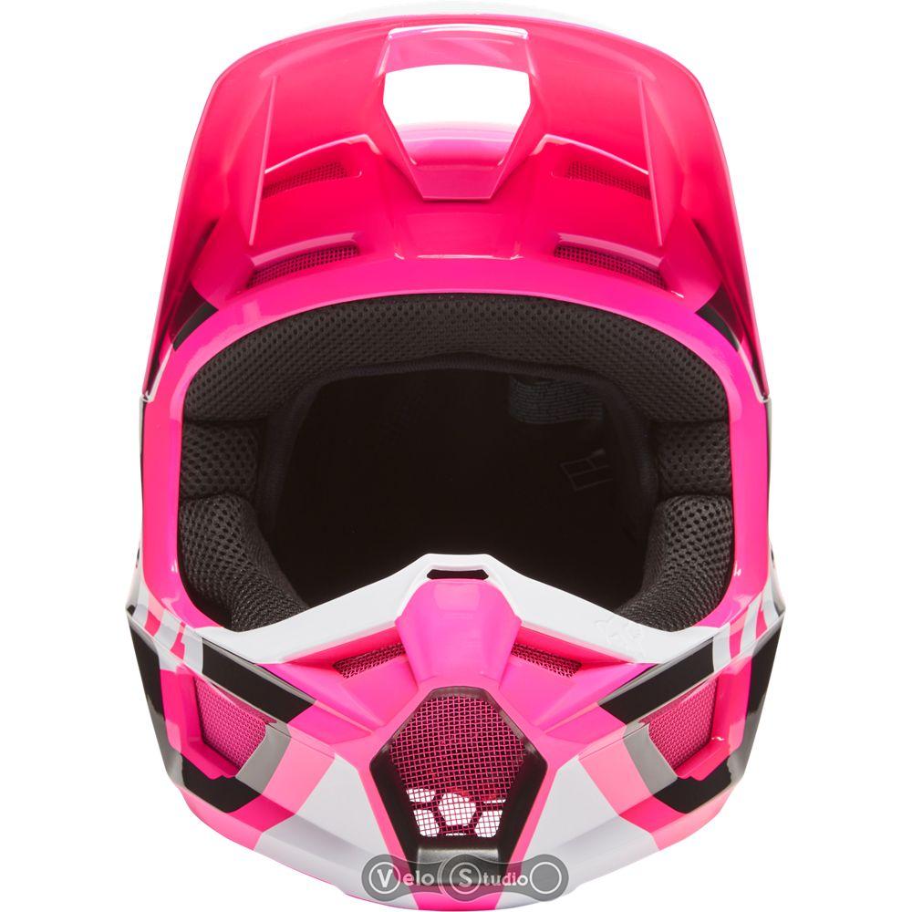 Жіночий мотошолом FOX V1 Mips Lux Pink M (57-58 см)