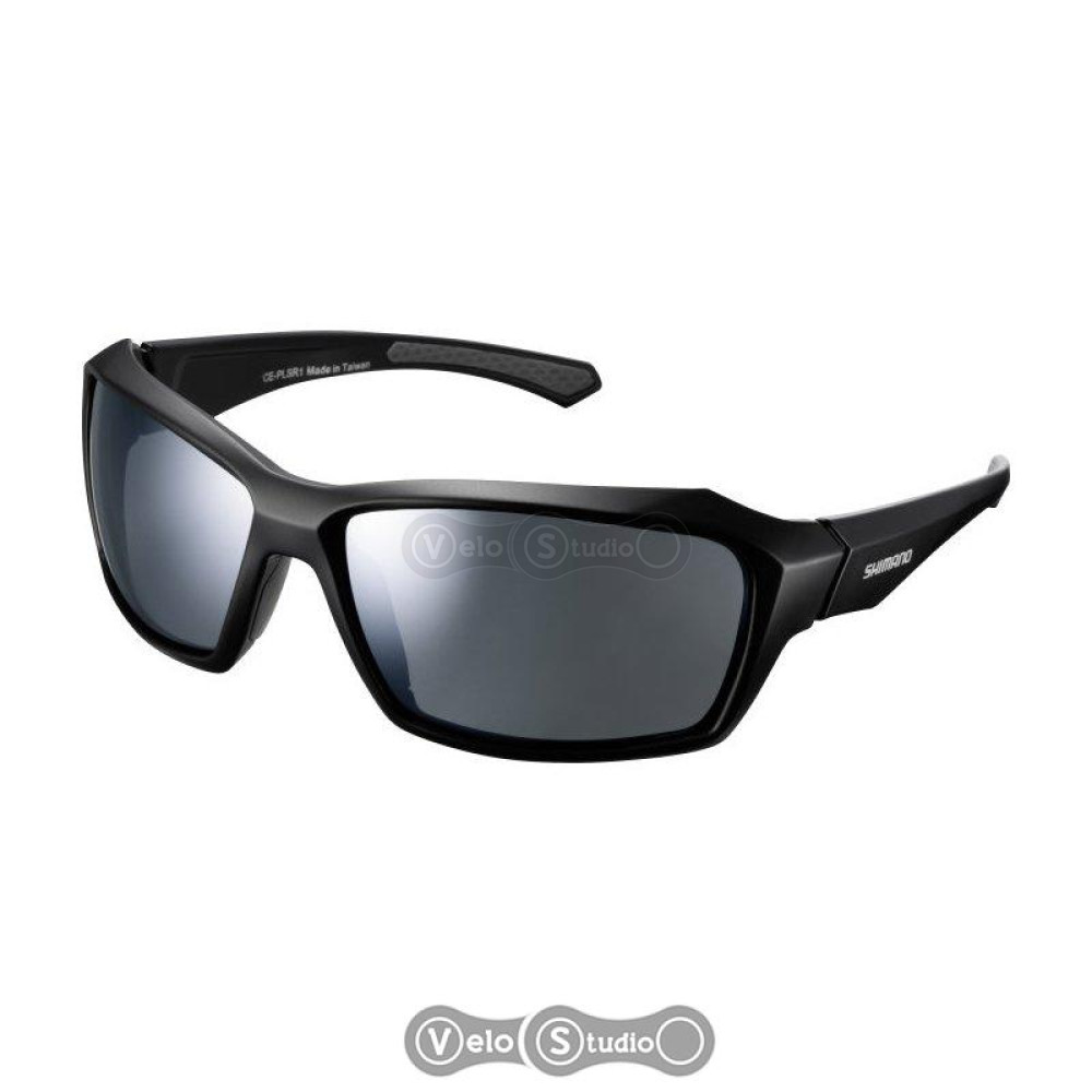 Очки Shimano Pulsar зеркальные, чёрные матовые