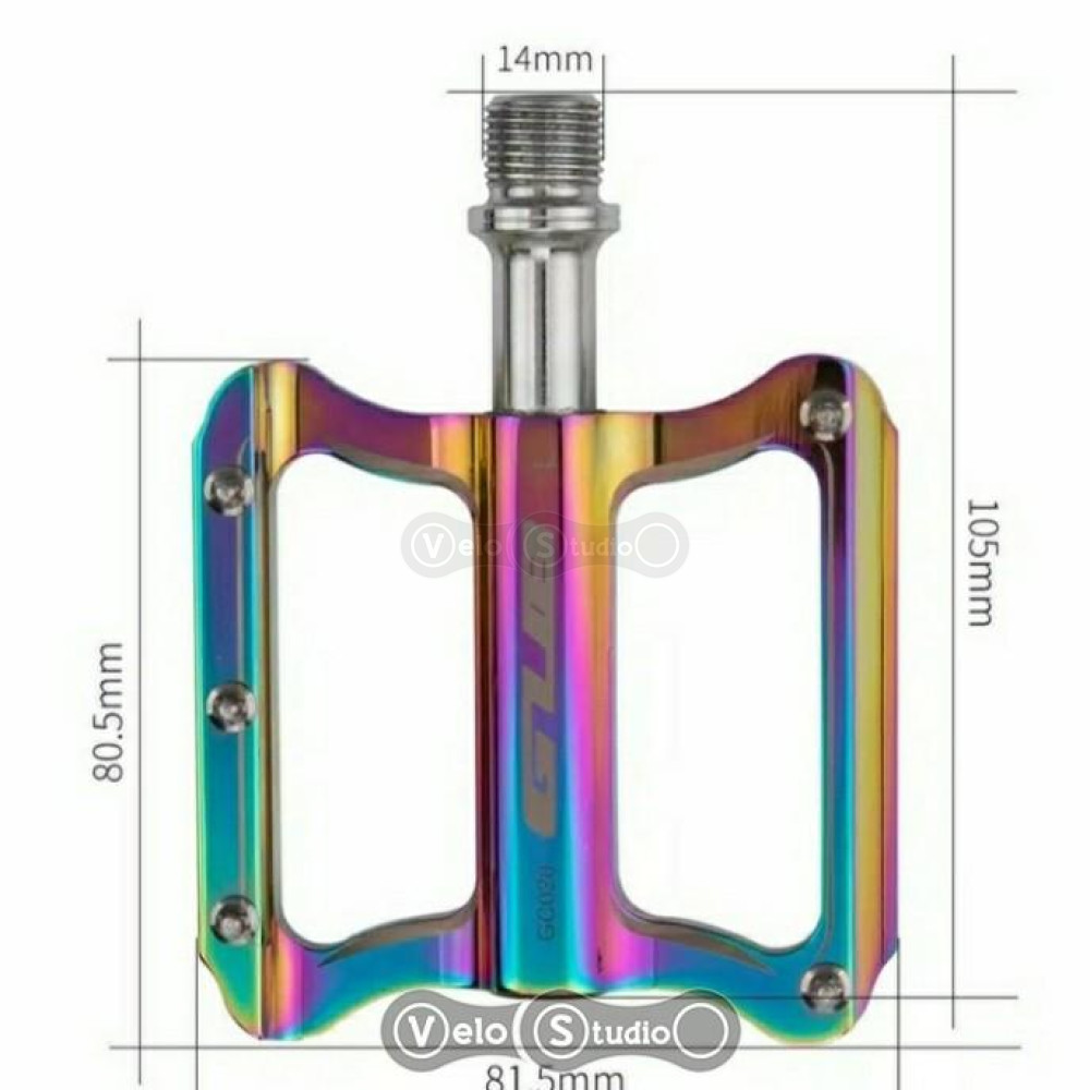 Педалі GUB GC020 Rainbow промпідшипник