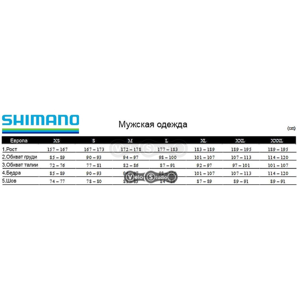 Шорти велосипедні Shimano Fukui чорні, розмір 30
