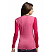 Термофутболка Icebreaker BF 200 Oasis LS Crewe WMN shocking/garnet/vino S