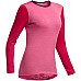 Термофутболка Icebreaker BF 200 Oasis LS Crewe WMN shocking/garnet/vino S