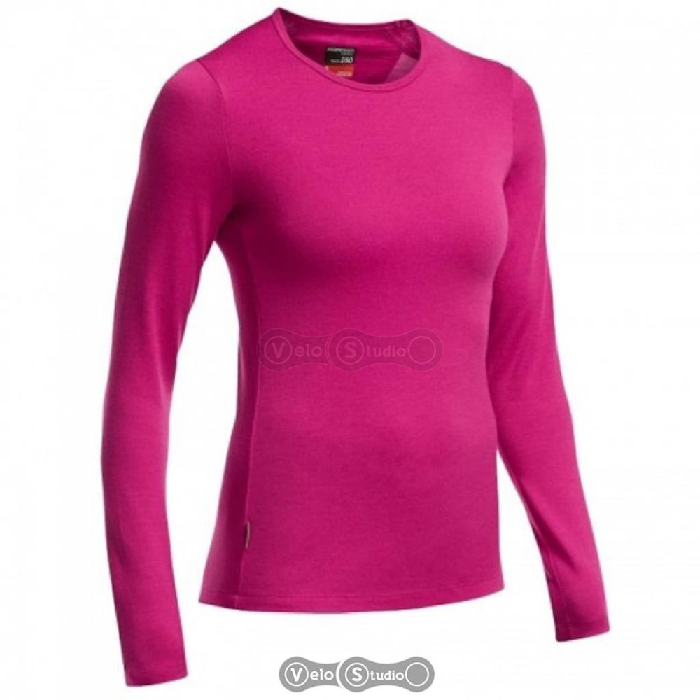 Термофутболка Icebreaker BF 260 Tech Top LS Crewe WMN raspberry L