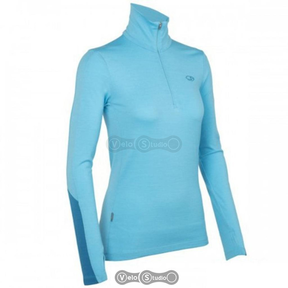 Термофутболка Icebreaker BF 260 Vertex LS Half Zip WMN glacier/cruise L