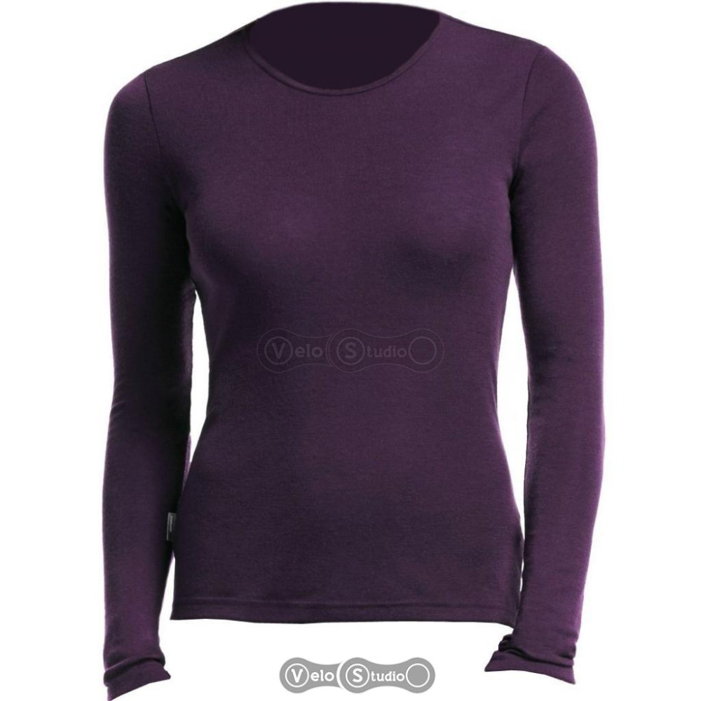 Термофутболка женская Icebreaker Everyday LS Crewe WMN vino XS