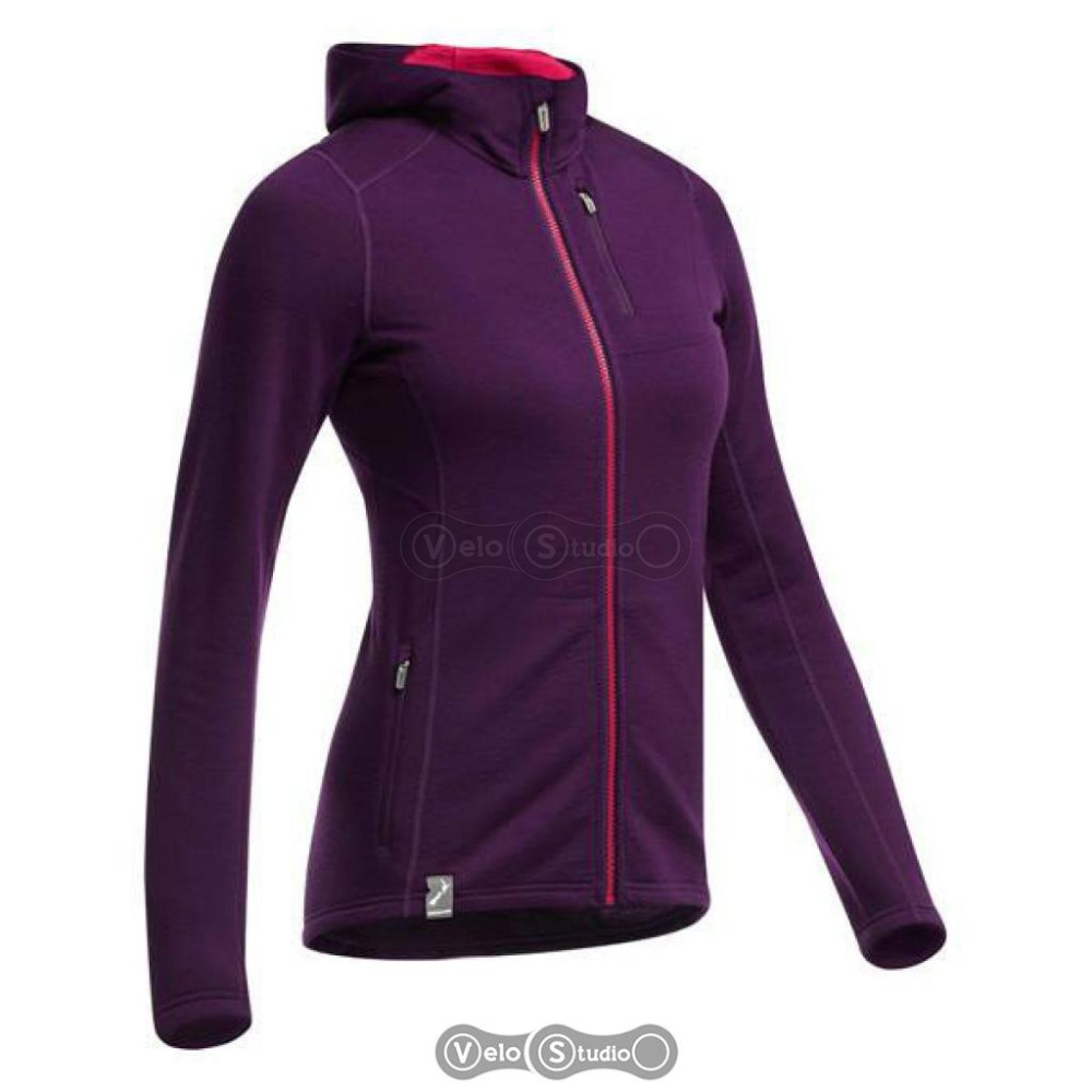 Термокофта Icebreaker Cascade LS Zip WMN vino/garnet S