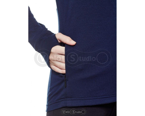 Термокофта Icebreaker Terra LS Zip WMN admiral/pop pink M