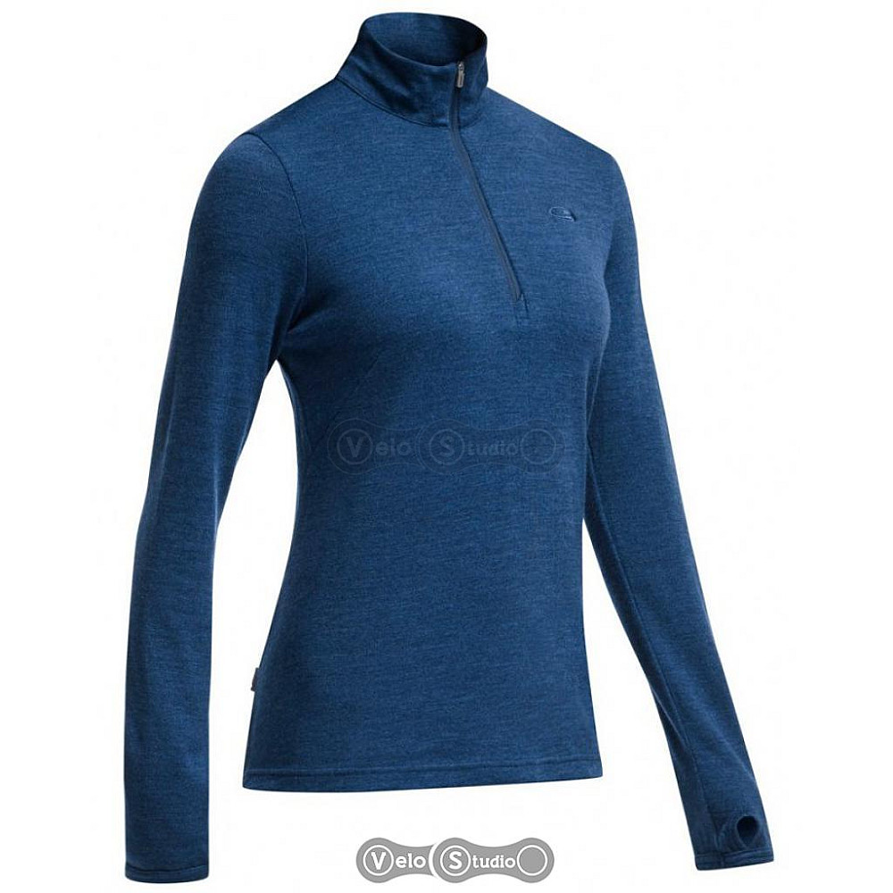 Термокофта женская Icebreaker Original LS Half Zip WMN equinox hthr L
