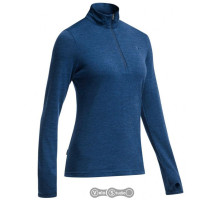 Термокофта женская Icebreaker Original LS Half Zip WMN equinox hthr L