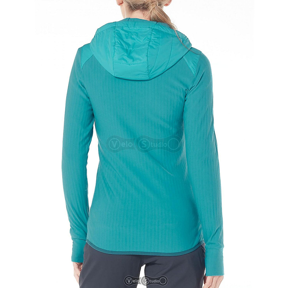 Термокуртка Icebreaker Descender Hybrid LS Half Zip Hood Arctic Teal/Kingfis S