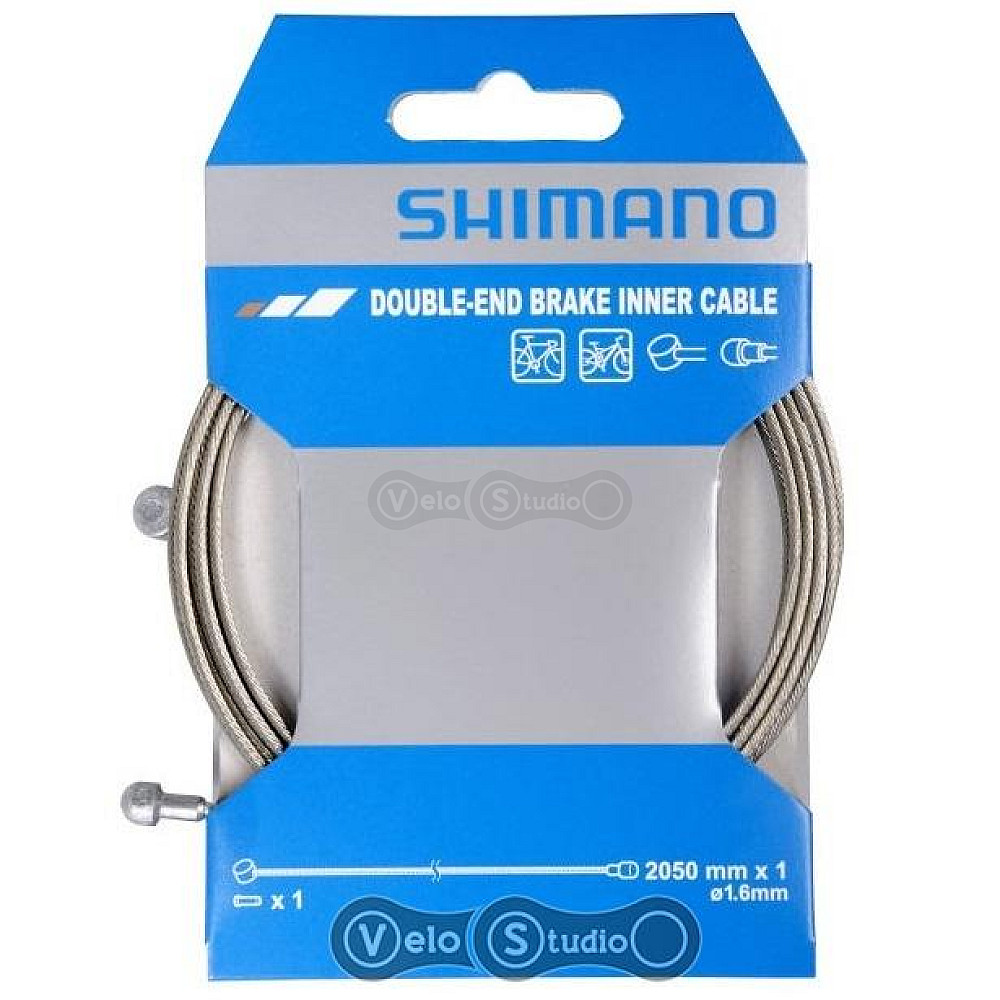 Трос тормозной Shimano MTB/шоссе 2050x1.6 мм, нержавейка