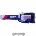 Маска LEATT Goggle Velocity 4.5 Royal Iriz Silver 50%