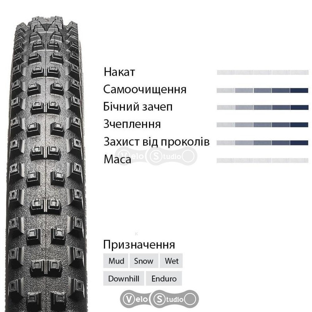 Вело покришка Hutchinson DZO 27,5x2,35 TS TL