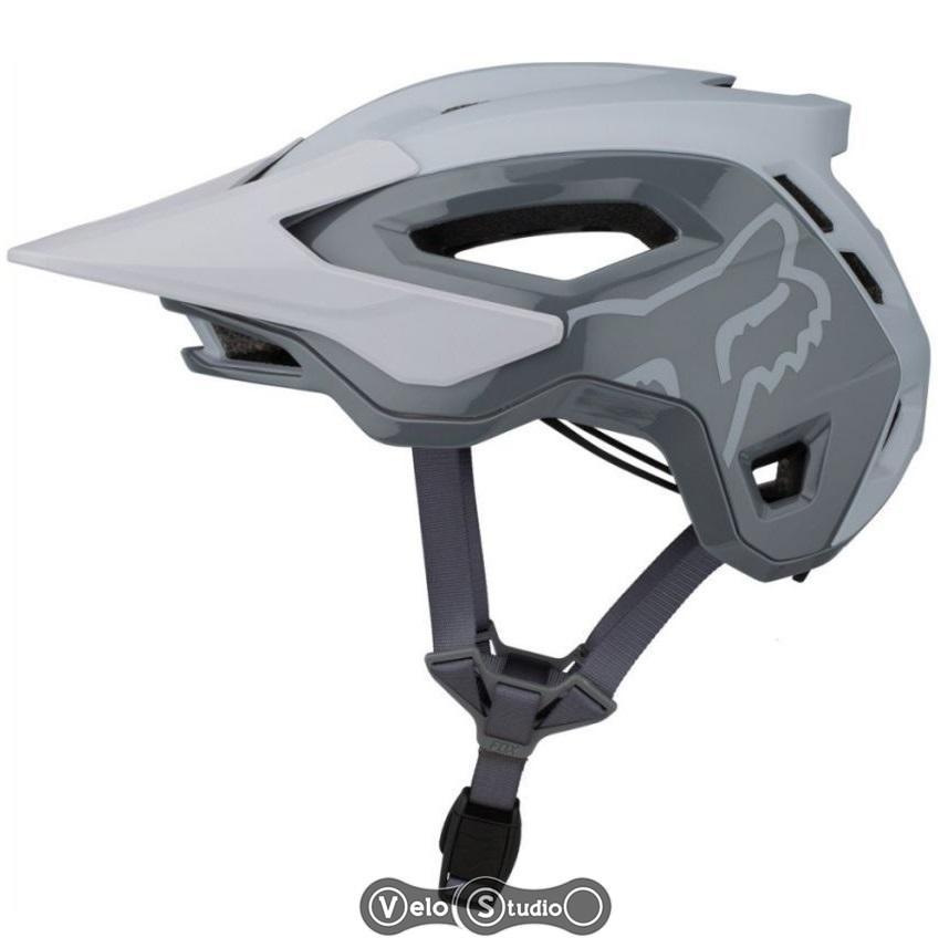 fox speedframe pro helmet pewter